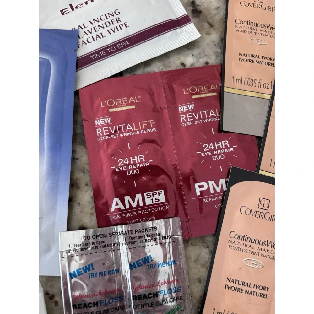 Samples, Shampoo, Facial Cream, Body‎ Lotion, Make Up Under Eye Patches 3417